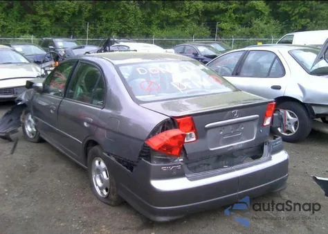 2004 Honda Civic Hybrid из США, поврежденный, VIN JHMES96684S009926